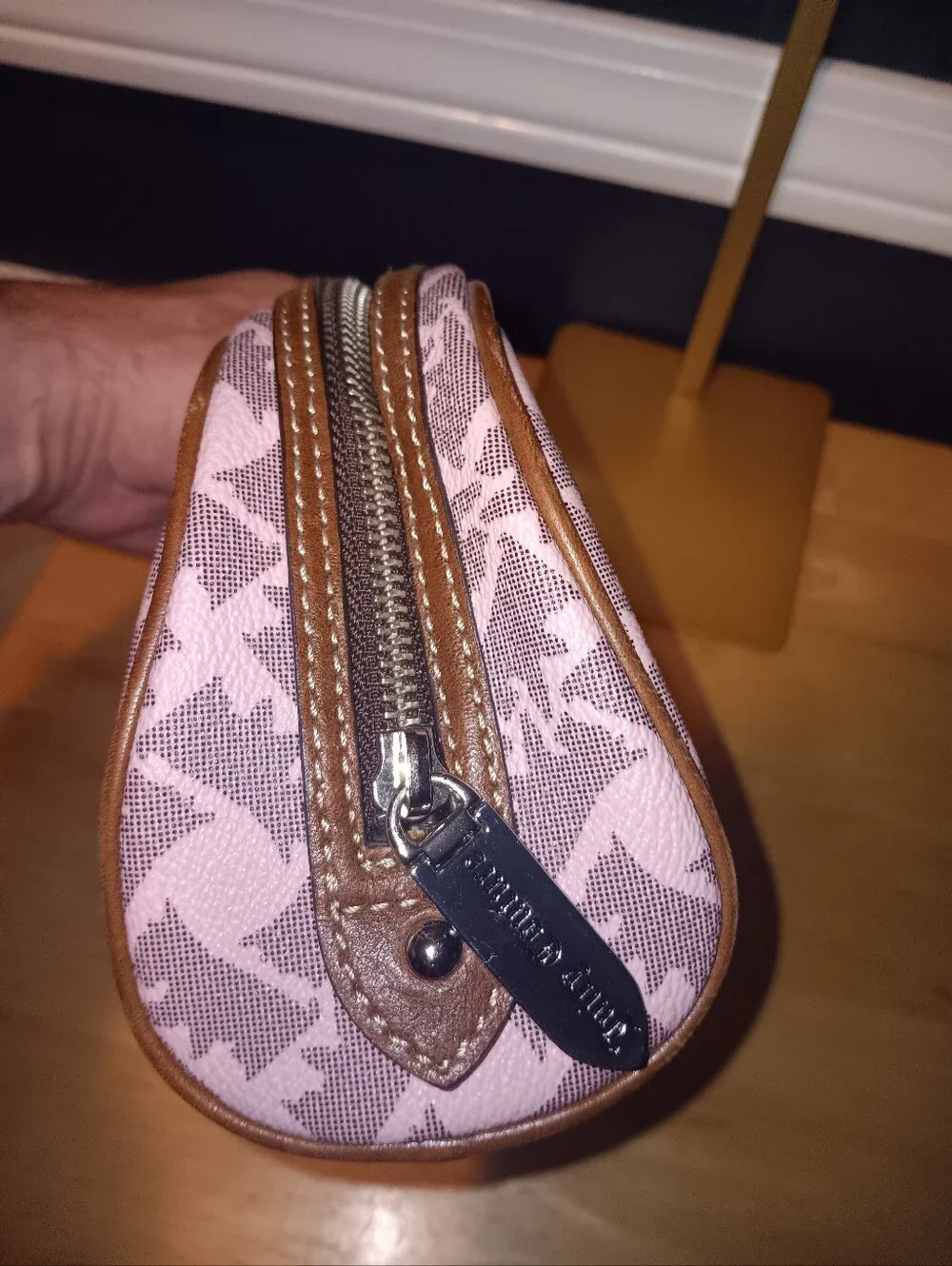 Juicy Couture Rare Vintage Y2k Scottie Zippy Cosmetics Bag